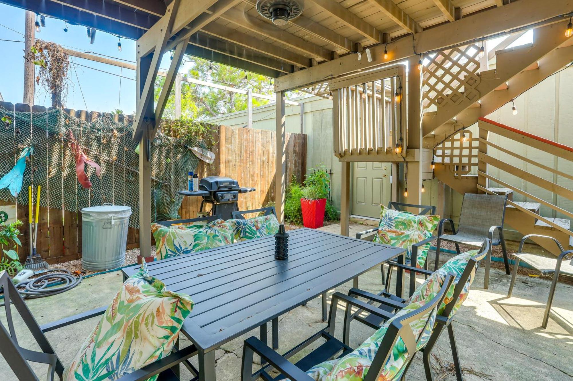 Townhome Near Beach In Galveston Furnished Patio! 외부 사진